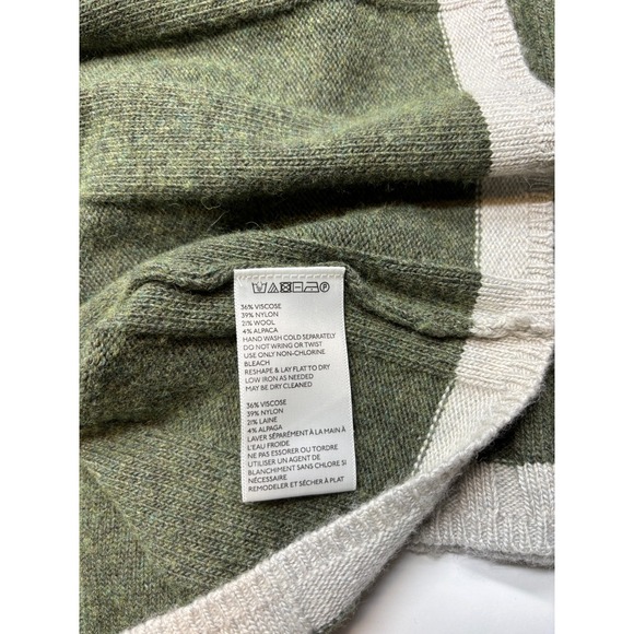 Anthropologie Sweater Dress Womens XL Green Arsenau Wool Blend Bell Sleeves - Picture 6 of 10